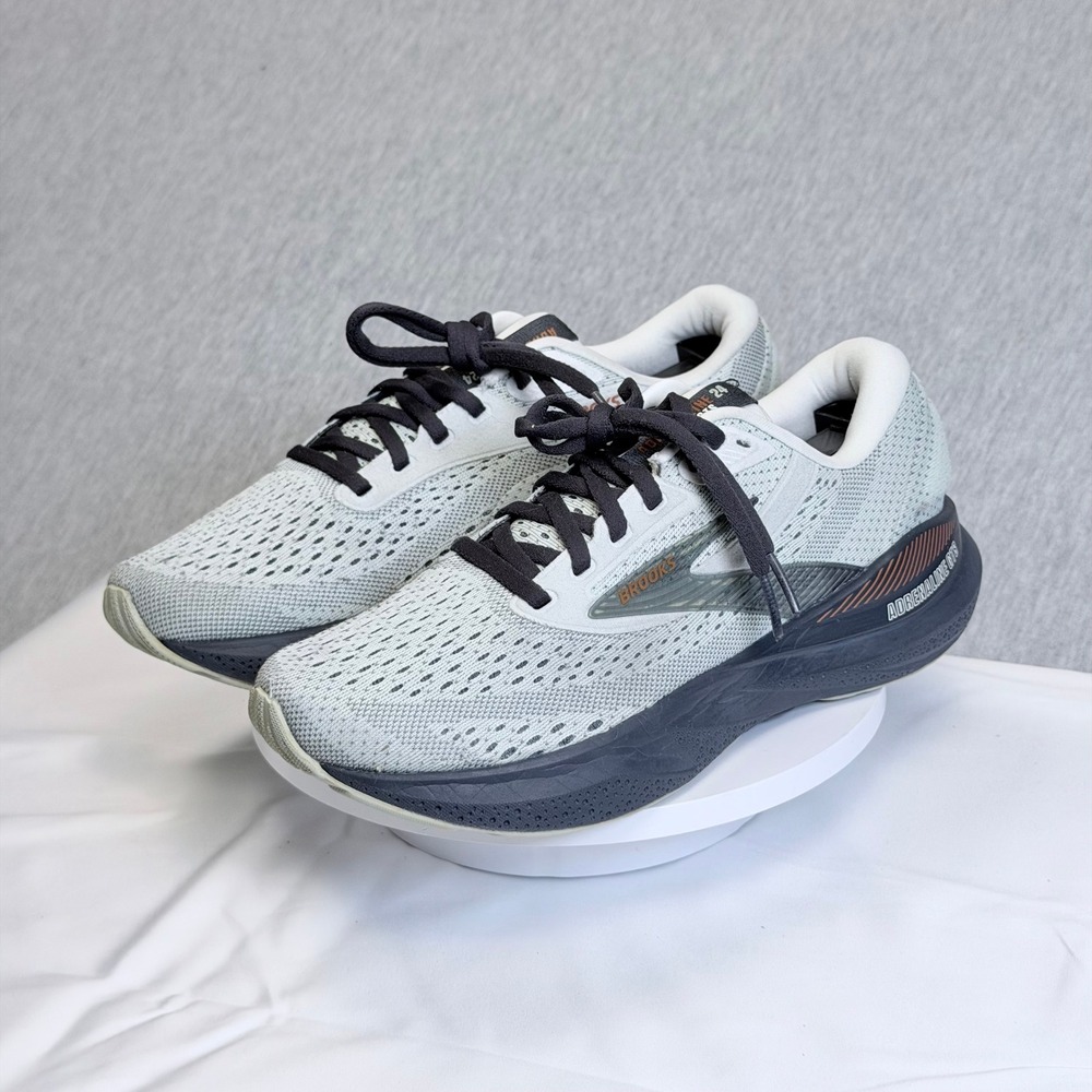 Brooks Adrenaline GTS 24 Womens Running Shoes Gray 1204261B030 Size 7.5
